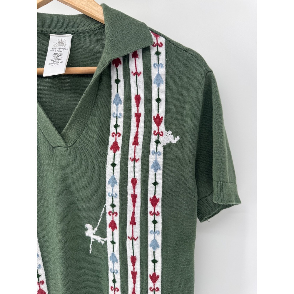 Disney Matterhorn Bobsled Polo Shirt Size Small Disneyland Alpine